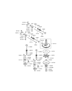 Kawasaki Fx850-S11 Valve And Camshaft Diagram and Parts List for S6031-KW 53DI8DU6050-31HP Cub Cadet Lawn Tractor